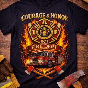 fire departments t shirt