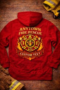 Fire stations duty hoodies